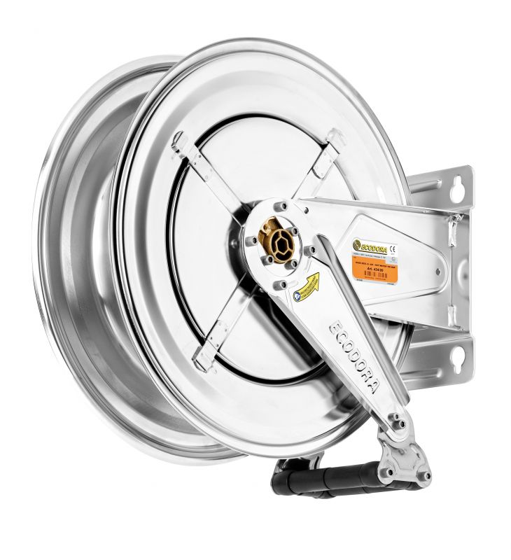 גלגלת נירוסטה קפיצית עד 20 מטר צינור