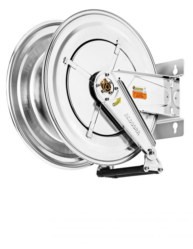 גלגלת נירוסטה קפיצית עד 20 מטר צינור 3/4"